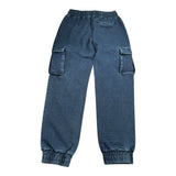 Guess Pantalone tinta unita con Elastico In Vita Blu per Bambino L5YQ14KCYC0 BLU GUESS 