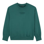 Guess Felpa Chiusa Girocollo tinta unita con Logo Verde per Bambino L5YQ22KAV34 VERDE GUESS 