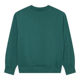 Guess Felpa Chiusa Girocollo tinta unita con Logo Verde per Bambino L5YQ22KAV34 VERDE GUESS 