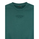Guess Felpa Chiusa Girocollo tinta unita con Logo Verde per Bambino L5YQ22KAV34 VERDE GUESS 