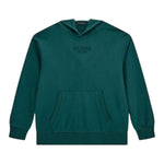 Guess Felpa Chiusa con Cappuccio tinta unita Verde per Bambino L5YQ25KAV34 VERDE GUESS 