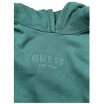 Guess Felpa Chiusa con Cappuccio tinta unita Verde per Bambino L5YQ25KAV34 VERDE GUESS 