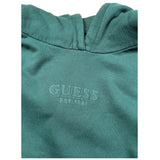 Guess Felpa Chiusa con Cappuccio tinta unita Verde per Bambino L5YQ25KAV34 VERDE GUESS 