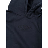Guess Felpa Chiusa con Cappuccio tinta unita Blu per Bambino L5YQ25KAV34X BLU GUESS 