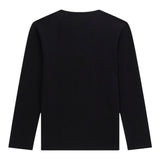 Guess Shirt tinta unita con Stampa Nero per Bambina L6RI00K8HM4 NERO GUESS 