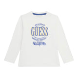 Guess Shirt tinta unita con Stampa Bianco per Neonato N4YI30K8HM4 BIANCO GUESS 