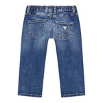 Guess Jeans tinta unita con Elastico In Vita Blu per Bambino N5BA00D46T0 BLU GUESS 