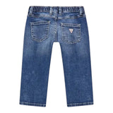 Guess Jeans tinta unita con Elastico In Vita Blu per Bambino N5BA00D46T0 BLU GUESS 