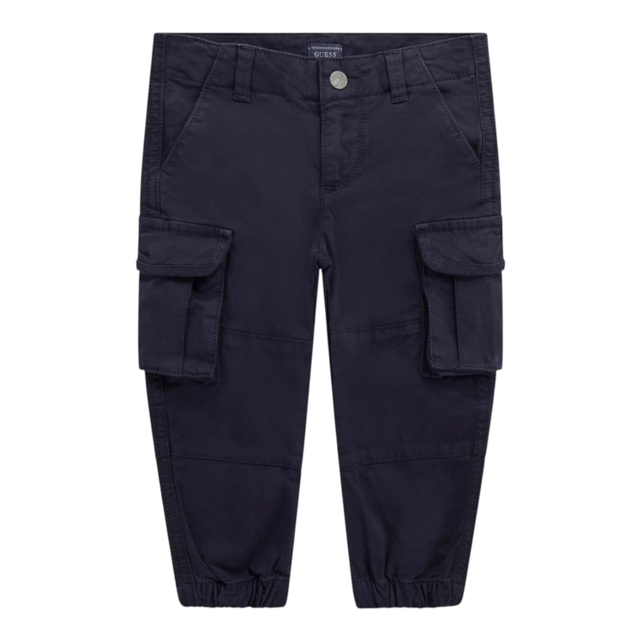 Guess Pantalone tinta unita con Girovita Regolabile Blu per Neonato N5BB03WI240 BLU GUESS 