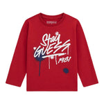 Guess Shirt tinta unita con Stampa Rosso per Neonato N5BI02I3Z14XX ROSSO GUESS 