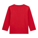 Guess Shirt tinta unita Girocollo con Stampa Rosso per Bambino N5BI04I3Z14J ROSSO GUESS 