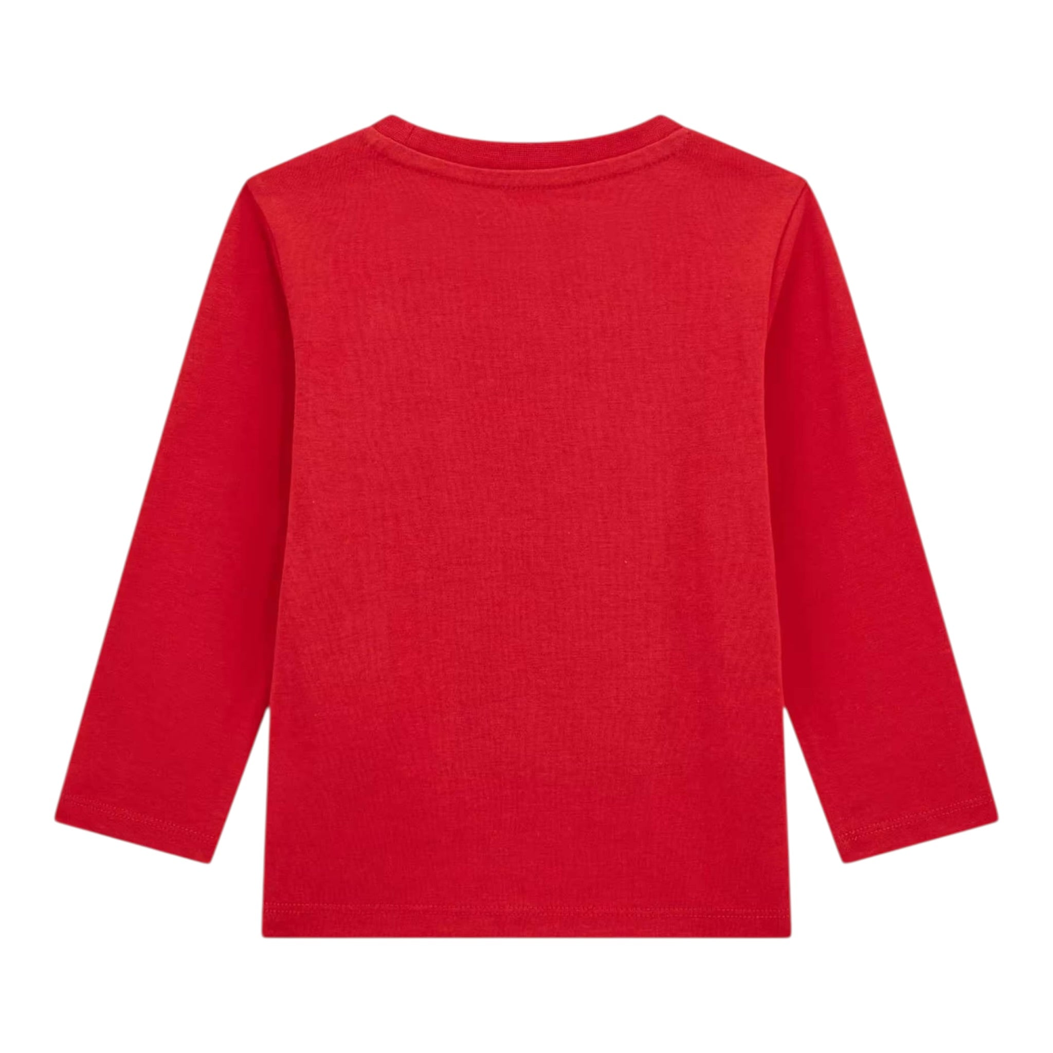 Guess Shirt tinta unita Girocollo con Stampa Rosso per Bambino N5BI04I3Z14J ROSSO GUESS 