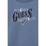 Guess Shirt tinta unita con Stampa Azzurro per Neonato N5BI18I3Z14 AZZURRO GUESS 