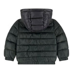 Guess Giubbino tinta unita con Cappuccio Verde per Bambino N5BL09WEGY0 VERDE GUESS 