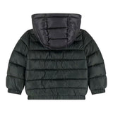 Guess Giubbino tinta unita con Cappuccio Verde per Bambino N5BL09WEGY0 VERDE GUESS 