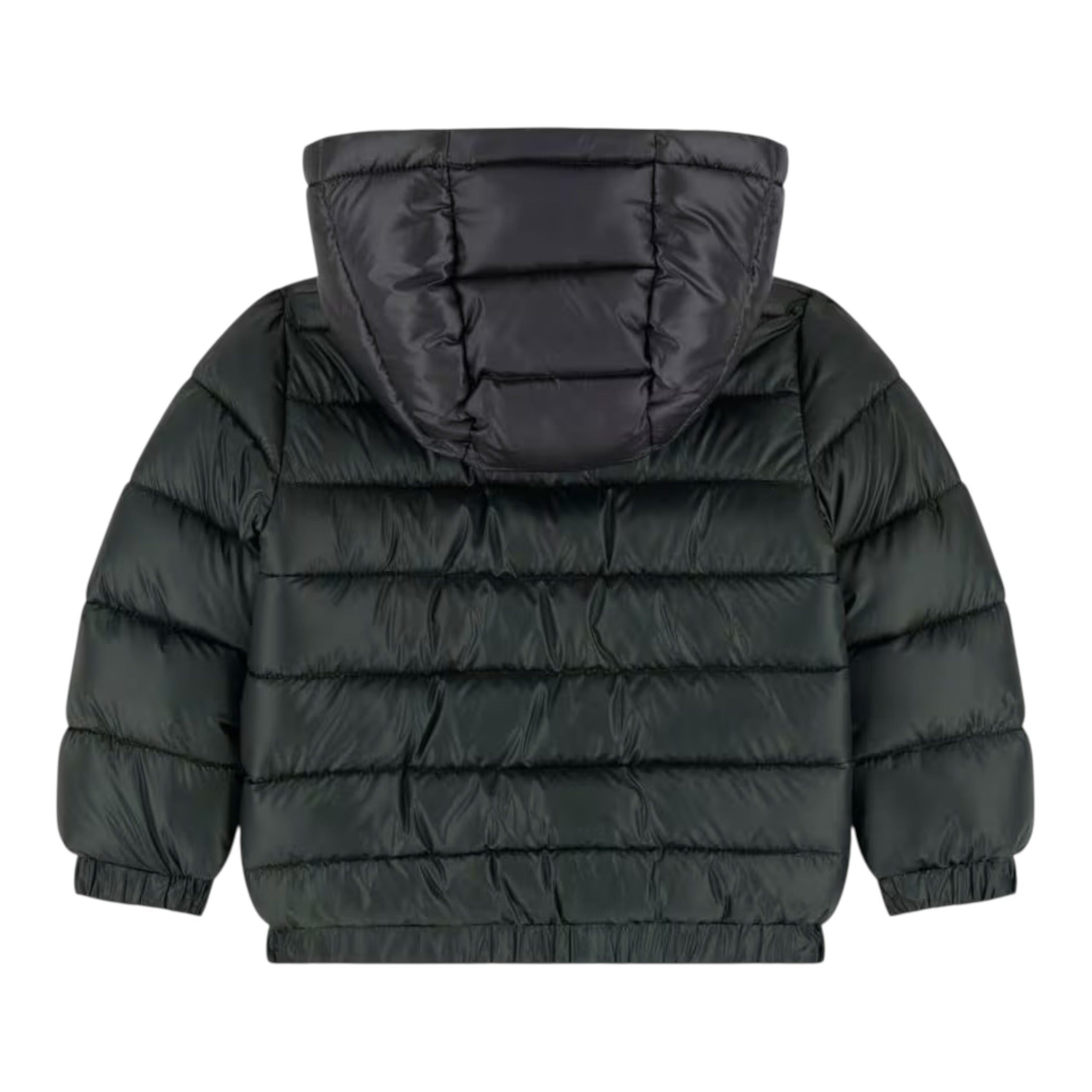 Guess Giubbino tinta unita con Cappuccio Verde per Bambino N5BL09WEGY0 VERDE GUESS 