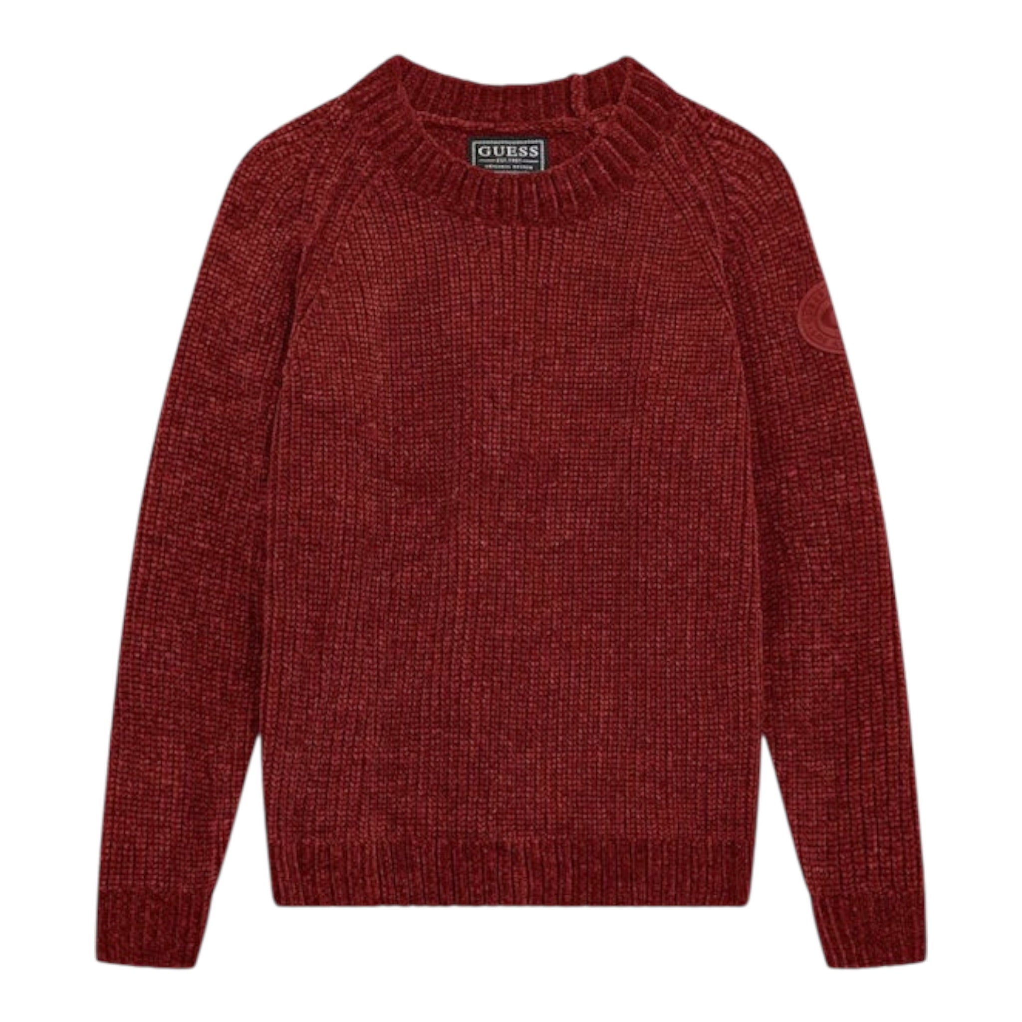 Guess Maglia tinta unita con Logo Rosso per Bambino N5BR00Z39O0 ROSSO GUESS 
