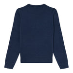 Guess Maglia Girocollo tinta unita con Logo Blu per Bambino N5BR03Z32N0X BLU GUESS 