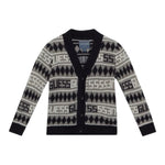 Guess Cardigan Bicolore con Loghi Bianco per Neonato N5BR06Z2BB0X BIANCO GUESS 