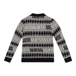 Guess Cardigan Bicolore con Loghi Bianco per Bambino N5BR06Z2BB0XJ BIANCO GUESS 