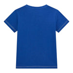 Guess T-Shirt tinta unita con Stampa Blu per Bambino N5RI02K8HM4 BLU GUESS 