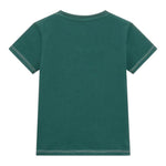 Guess T-Shirt tinta unita con Stampa Verde per Neonato N5RI02K8HM4N VERDE GUESS 