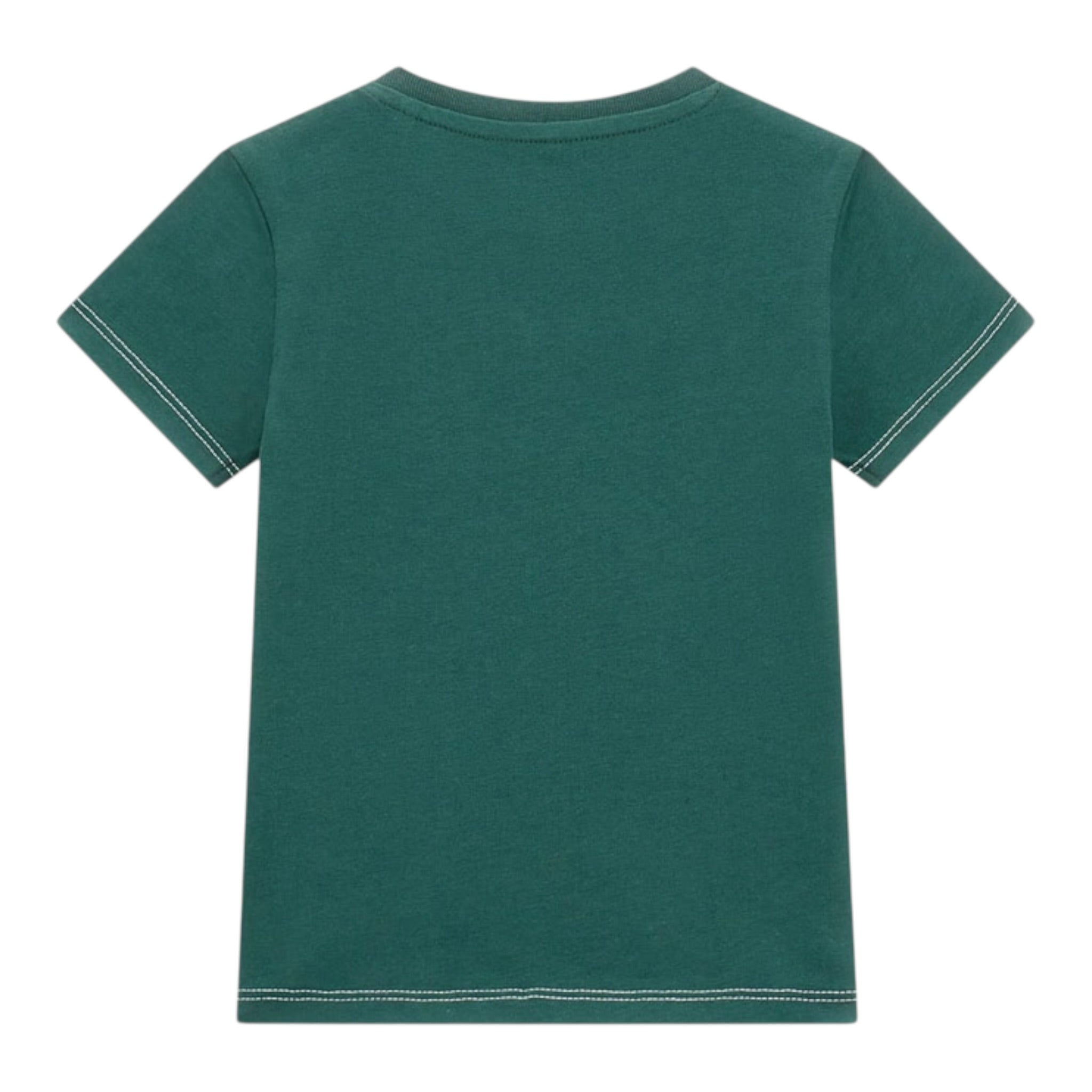 Guess T-Shirt tinta unita con Stampa Verde per Neonato N5RI02K8HM4N VERDE GUESS 