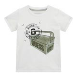 Guess T-Shirt tinta unita con Stampa Bianco per Bambino N5RI27K8HM4 BIANCO GUESS 