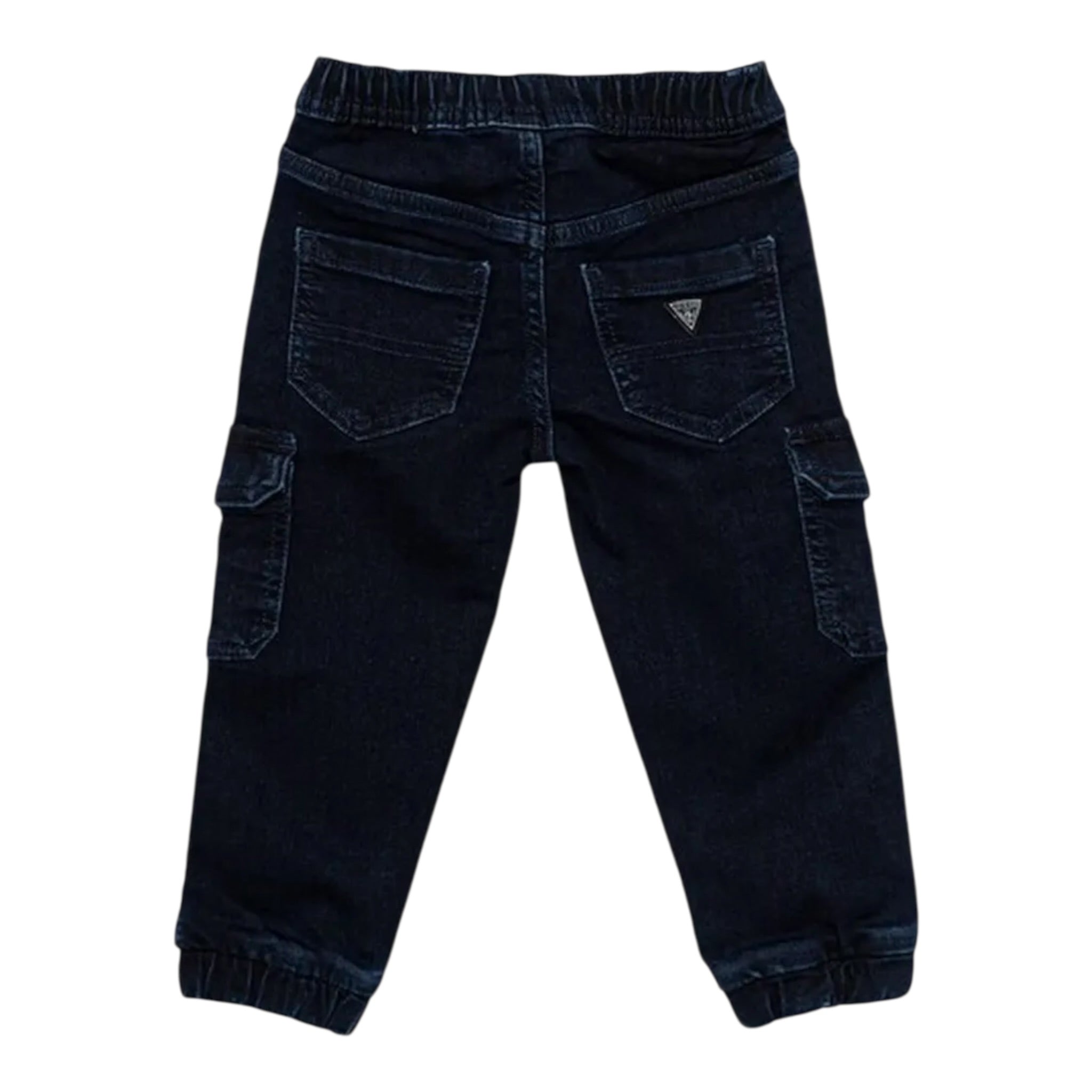 Guess Jeans tinta unita con Tasconi Blu per Bambino N5Y03KCY70 BLU GUESS 