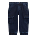 Guess Jeans tinta unita con Elastico In Vita Blu per Neonato N5YA03KCY70N BLU GUESS 