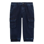 Guess Jeans tinta unita con Elastico In Vita Blu per Bambino N5YA03KCY70X BLU GUESS 