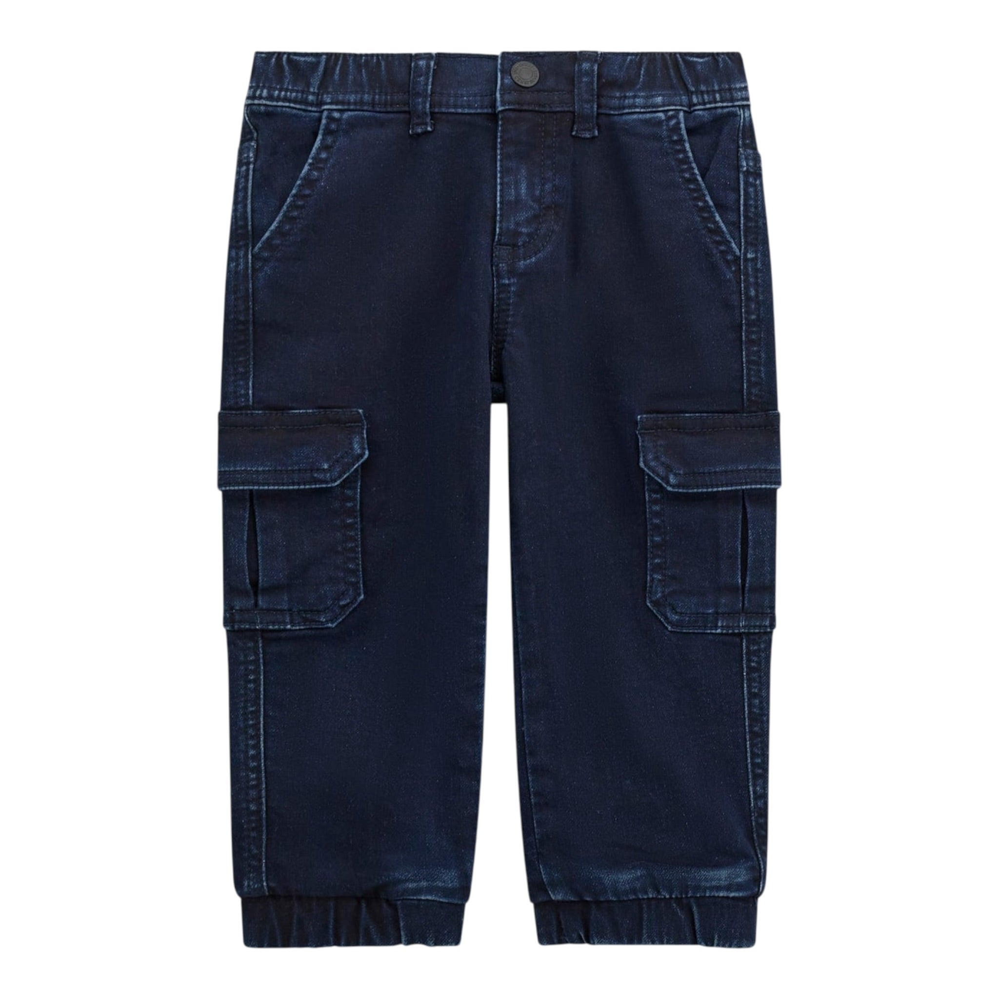 Guess Jeans tinta unita con Elastico In Vita Blu per Bambino N5YA03KCY70X BLU GUESS 