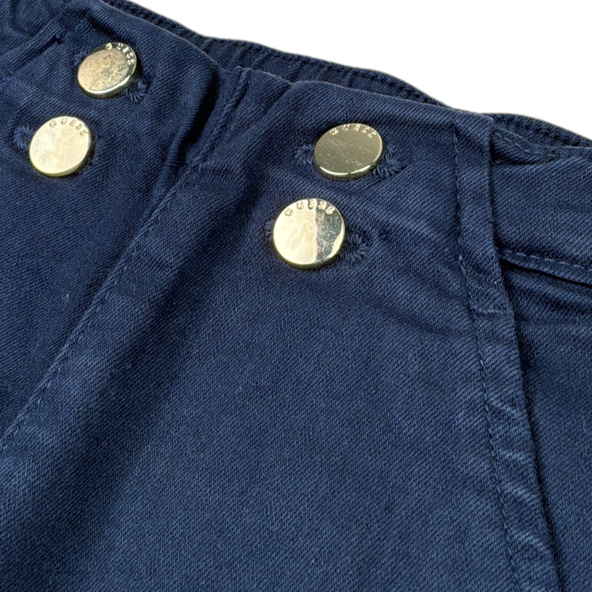 Guess Pantalone tinta unita con Elastico In Vita Blu per Bambina N5YB03WE620 BLU GUESS 
