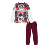 Guess Completo 2Pz Shirt-Pantalone Bordeaux per Bambino N5YG00K8HM4XX BORDEAUX GUESS 