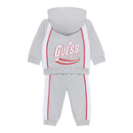 Guess Completo 2Pz Felpa-Pantalone tinta unita Grigio per Bambino N5YG01KA6R4 GRIGIO GUESS 