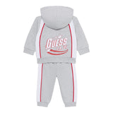 Guess Completo 2Pz Felpa-Pantalone tinta unita Grigio per Neonato N5YG01KA6R4N GRIGIO GUESS 