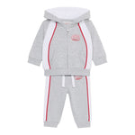 Guess Completo 2Pz Felpa-Pantalone tinta unita Grigio per Neonato N5YG01KA6R4N GRIGIO GUESS 
