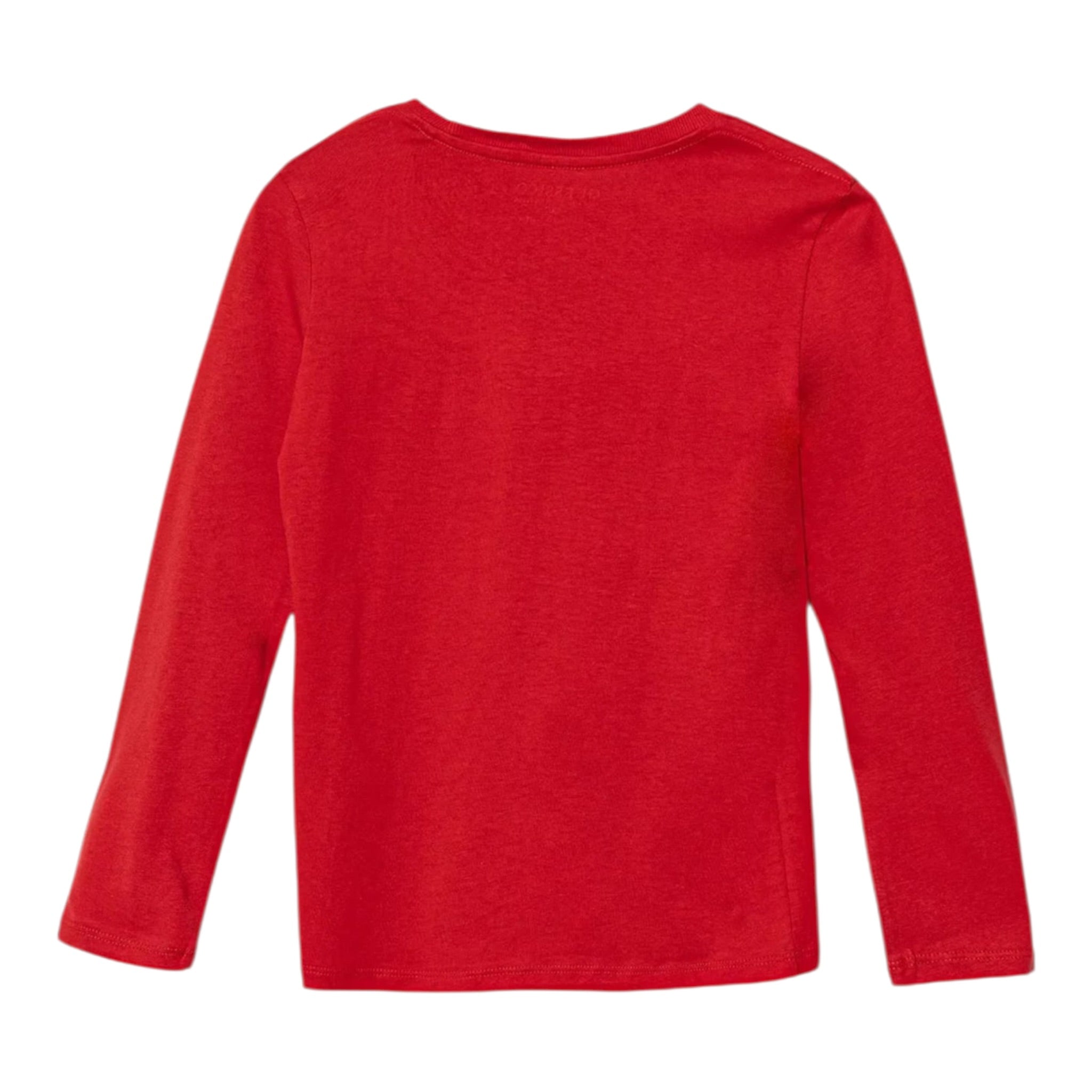 Guess Shirt tinta unita Girocollo con Stampa Rosso per Neonato N5YI125K8HM4 ROSSO GUESS 