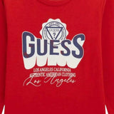 Guess Shirt tinta unita con Stampa Rosso per Neonato N5YI13K8HM0XXN ROSSO GUESS 