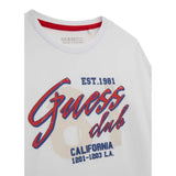Guess Shirt tinta unita con Stampa Bianco per Neonato N5YI15K8HM4 BIANCO GUESS 