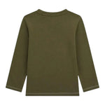 Guess Shirt tinta unita con Stampa Verde per Neonato N5YI15K8HM4 VERDE GUESS 