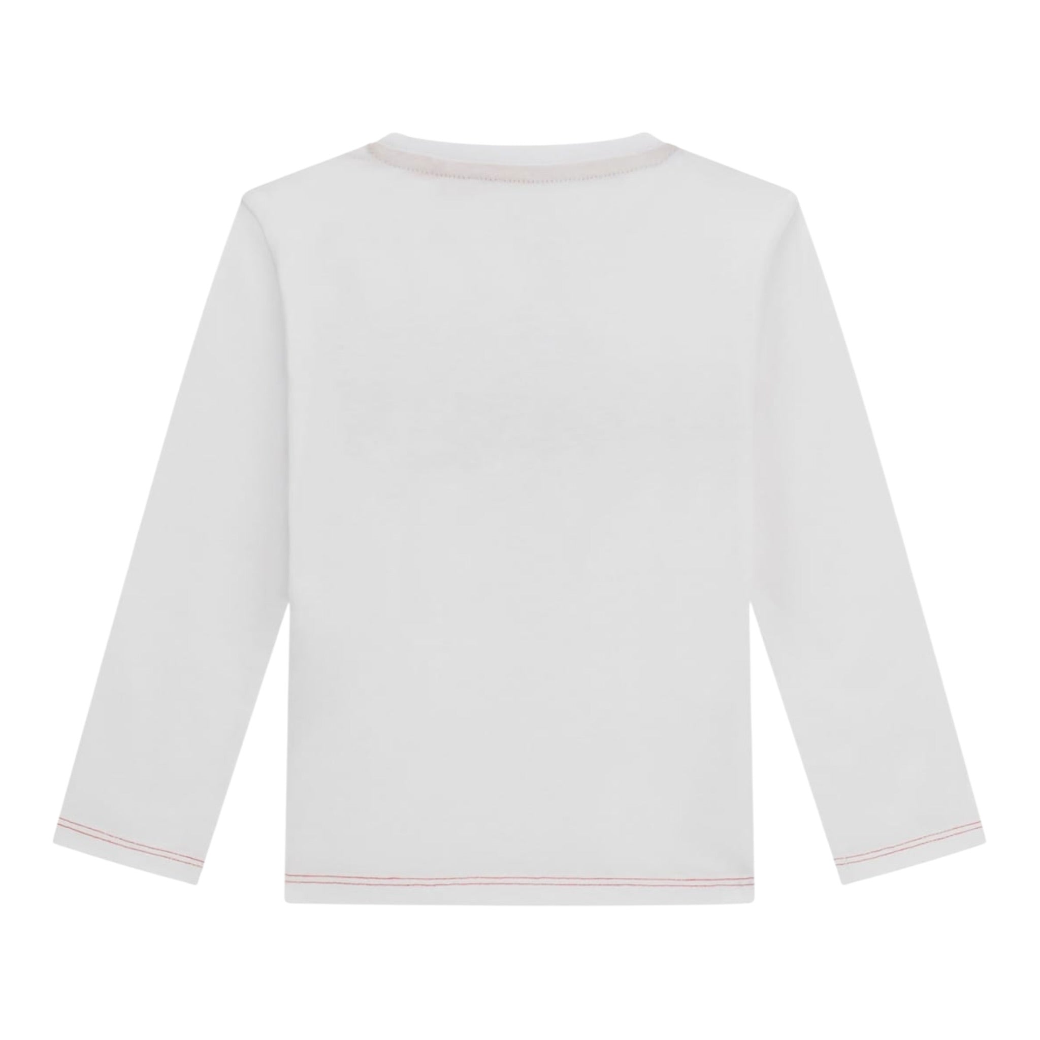 Guess Shirt tinta unita con Stampa Bianco per Bambino N5YI15K8HM4X BIANCO GUESS 