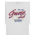 Guess Shirt tinta unita con Stampa Bianco per Neonato N5YI15K8HM4XN BIANCO GUESS 