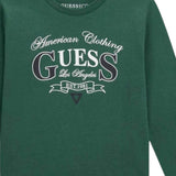 Guess Shirt tinta unita con Stampa Verde per Neonato N5YI21K8HM4 VERDE GUESS 