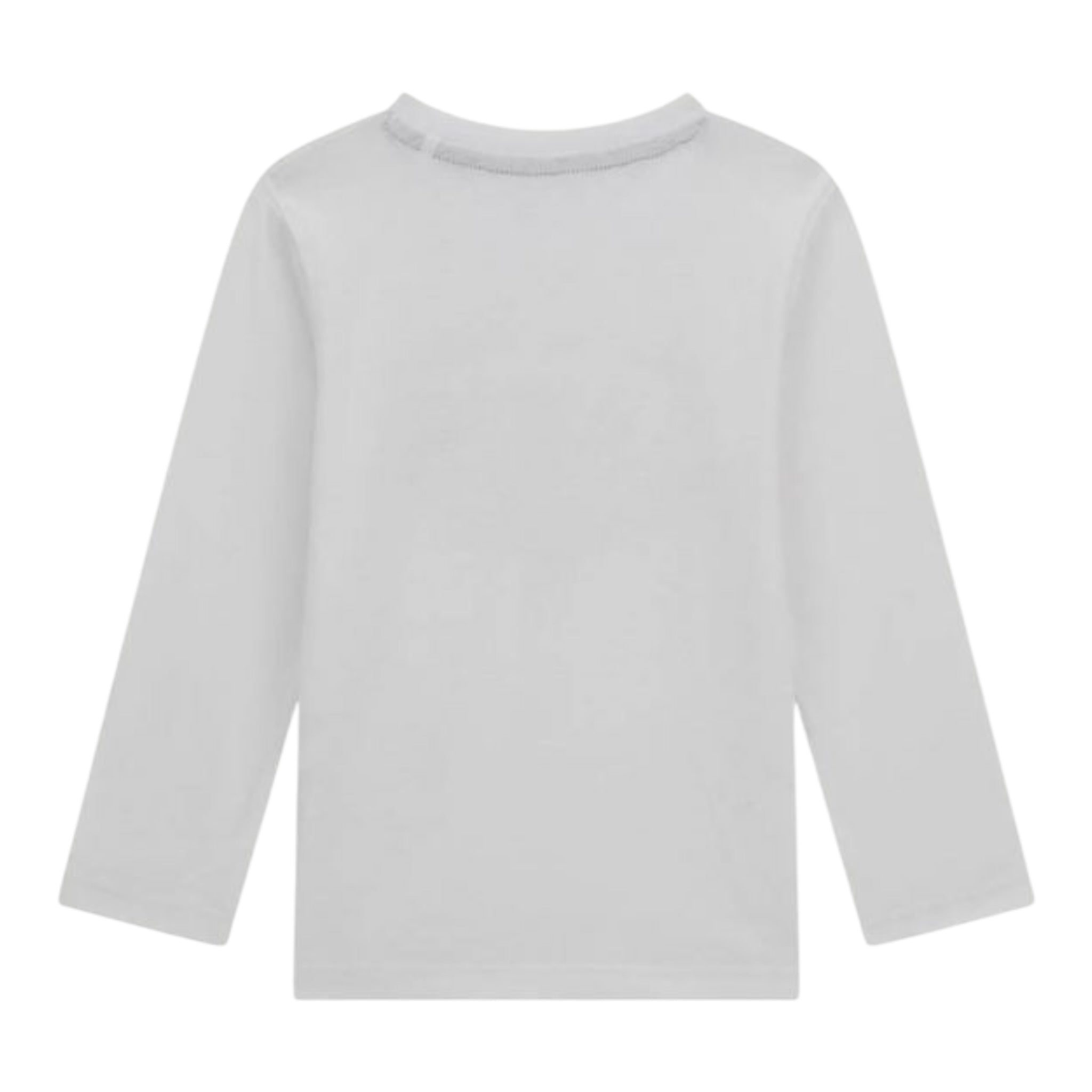 Guess Shirt tinta unita con Stampa Bianco per Bambino N5YI21K8HM4XXJ BIANCO GUESS 