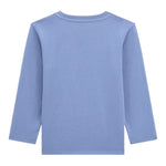 Guess Shirt tinta unita Girocollo con Stampa Azzurro per Bambino N5YI23K8HM4 AZZURRO GUESS 