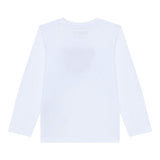 Guess Shirt tinta unita Girocollo con Stampa Bianco per Neonato N5YI25K8HM4 BIANCO GUESS 