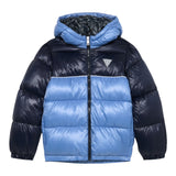 Guess Giubbino Bicolore con Cappuccio Blu per Neonato N5YL00W5GY0 BLU GUESS 