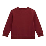 Guess Felpa Chiusa Girocollo tinta unita Bordeaux per Bambino N5YQ05KAD74J BORDEAUX GUESS 