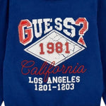 Guess Maglia Girocollo tinta unita con Ricami Blu per Neonato N5YR03Z2VV0X BLU GUESS 